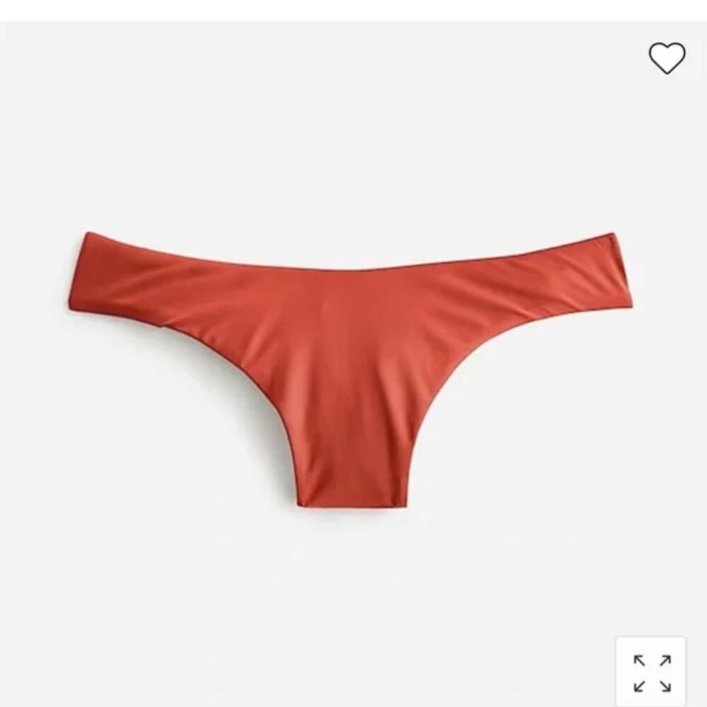 New J. Crew Curved Waist Cheeky Bikini Swim Bathing Suit Bottom Women's Size XXL